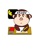 Monkey Matt ＆ Seal Ted（個別スタンプ：17）