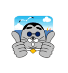 Monkey Matt ＆ Seal Ted（個別スタンプ：38）