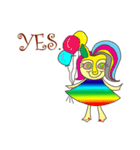 MINA COLORFUL（個別スタンプ：7）