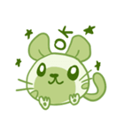 A Lovely Green Gluttonous Rat（個別スタンプ：1）