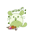 A Lovely Green Gluttonous Rat（個別スタンプ：14）