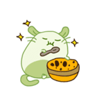 A Lovely Green Gluttonous Rat（個別スタンプ：33）