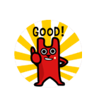 A Chuckling Red Cat（個別スタンプ：3）