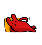A Chuckling Red Cat（個別スタンプ：5）