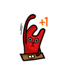 A Chuckling Red Cat（個別スタンプ：11）