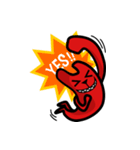 A Chuckling Red Cat（個別スタンプ：23）