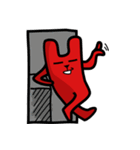 A Chuckling Red Cat（個別スタンプ：24）