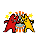 A Chuckling Red Cat（個別スタンプ：40）