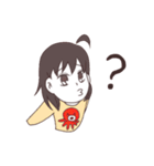 タコが好きな干物系女子（個別スタンプ：24）