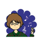 平田先生とゆるドラム達の日常（個別スタンプ：3）