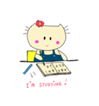 Dinkyneko ＆ Friends #5 _6 AM to 11 PM（個別スタンプ：13）