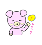 ぶたのみーとん（個別スタンプ：9）