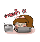 Cha em working women.（個別スタンプ：7）