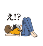 猫と共に待ちわびる（個別スタンプ：32）