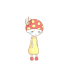 どくきのこちゃんたち（個別スタンプ：3）