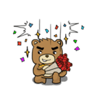 Action Grizzly Bear（個別スタンプ：7）