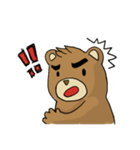 Action Grizzly Bear（個別スタンプ：25）