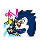 ブルーペンギン - 忙しいワーキング（個別スタンプ：15）