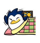 ブルーペンギン - 忙しいワーキング（個別スタンプ：32）