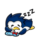 ブルーペンギン - 忙しいワーキング（個別スタンプ：34）