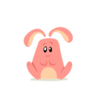 可愛い怒ってウサギ（個別スタンプ：1）