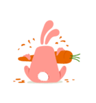 可愛い怒ってウサギ（個別スタンプ：17）