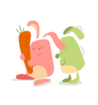 可愛い怒ってウサギ（個別スタンプ：34）