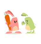 可愛い怒ってウサギ（個別スタンプ：36）