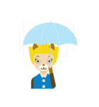 たぬきつねスタンプ（その1）（個別スタンプ：40）