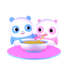 Panda Sweety : Gingan ＆ Ginbai（個別スタンプ：15）