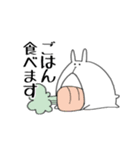 最後に一言申すうさぎ（個別スタンプ：15）