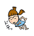 女の子 スタンプ 01（個別スタンプ：1）