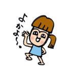 女の子 スタンプ 01（個別スタンプ：10）