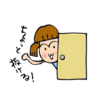 女の子 スタンプ 01（個別スタンプ：19）