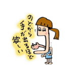 女の子 スタンプ 01（個別スタンプ：22）