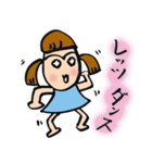 女の子 スタンプ 01（個別スタンプ：27）