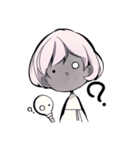 Girl and Skull（個別スタンプ：14）