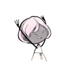 Girl and Skull（個別スタンプ：27）
