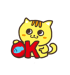 笛吹きの猫（個別スタンプ：1）
