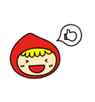 little red riding hood: who are you？（個別スタンプ：1）