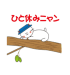 幸せのハットキャット（言葉のプレゼント）（個別スタンプ：35）