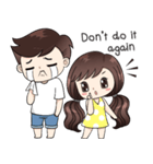 Boobib Cute Couple（個別スタンプ：24）