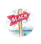 BEACH -ザリコーさんの【公式】スタンプ（個別スタンプ：32）