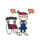 人力車のえびす屋「えびすけ」スタンプ（個別スタンプ：9）