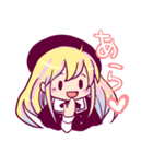 こあちゃんと黒猫（個別スタンプ：23）