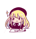 こあちゃんと黒猫（個別スタンプ：25）