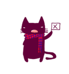 こあちゃんと黒猫（個別スタンプ：34）