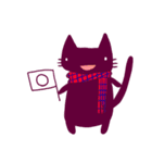 こあちゃんと黒猫（個別スタンプ：35）