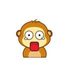 Cute Yellow Monkey（個別スタンプ：1）