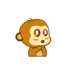 Cute Yellow Monkey（個別スタンプ：2）